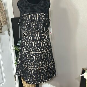NWT aiden by Aidan Mattox Lace Cocktail Dress Sleeveless Formal Dress women’s 10